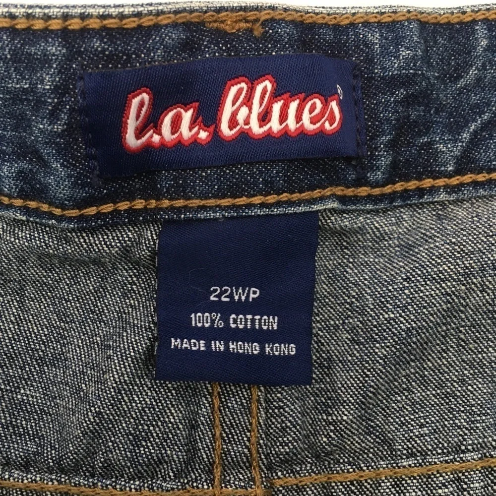 LA Blues (Fashion Bug) Medium Wash Women’s Plus Plus 28” Inseam 22WP